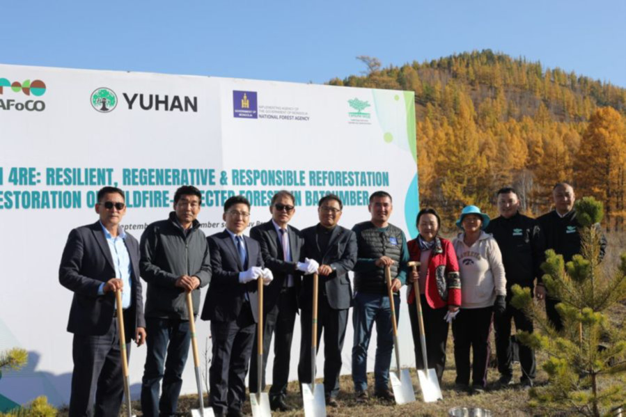 Монгол Солонгосын хамтын ажиллагаагаар 3000 га талбайд ойжуулалт хийнэ