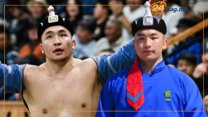 Бөхийн өргөөг доргион түрүүлсэн Аймгийн арслан М.Баасанжав гэж бэ