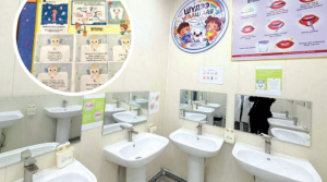 Сурагчдадаа шүд угаах орчин тохижуулж өгчээ